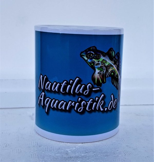 Nautilus Aquaristik Tasse (türkis/blau)