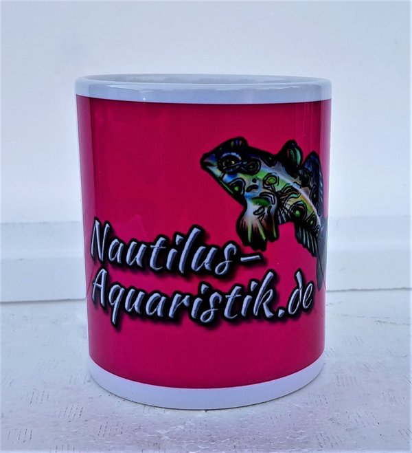 Nautilus Aquaristik Tasse (pink)