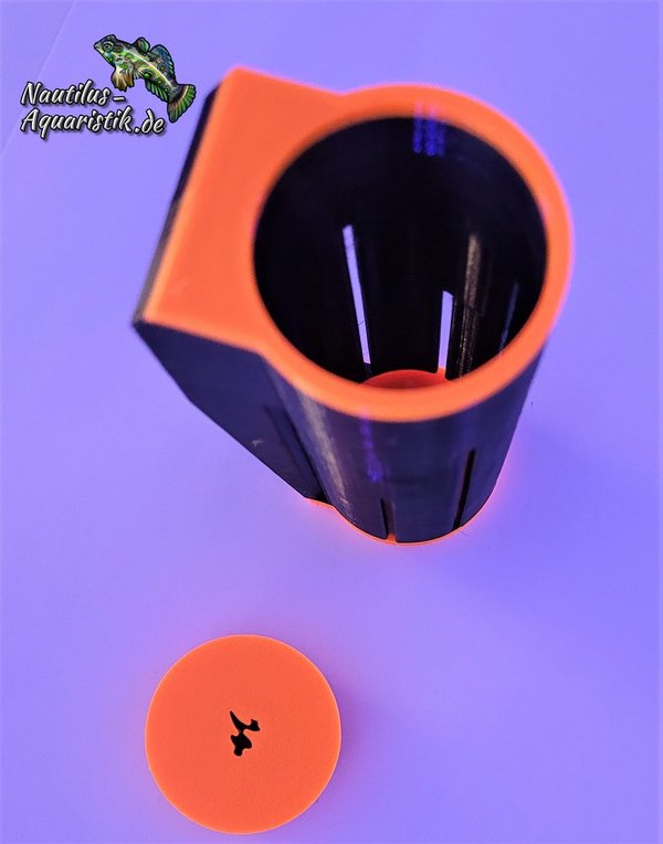 Nauti-aquaristic products ®Bacto Reef Balls Behälter (Farbe orange)(Magnet)